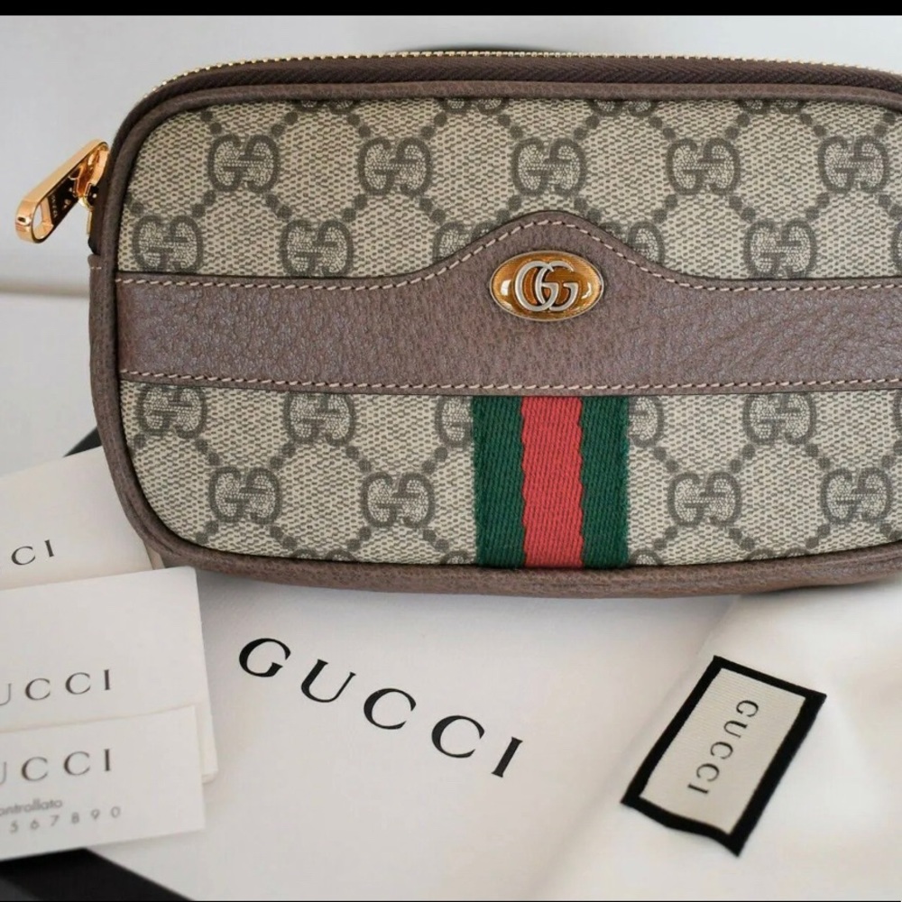 NWOT Gucci Ophidia Mini Belt Bag.